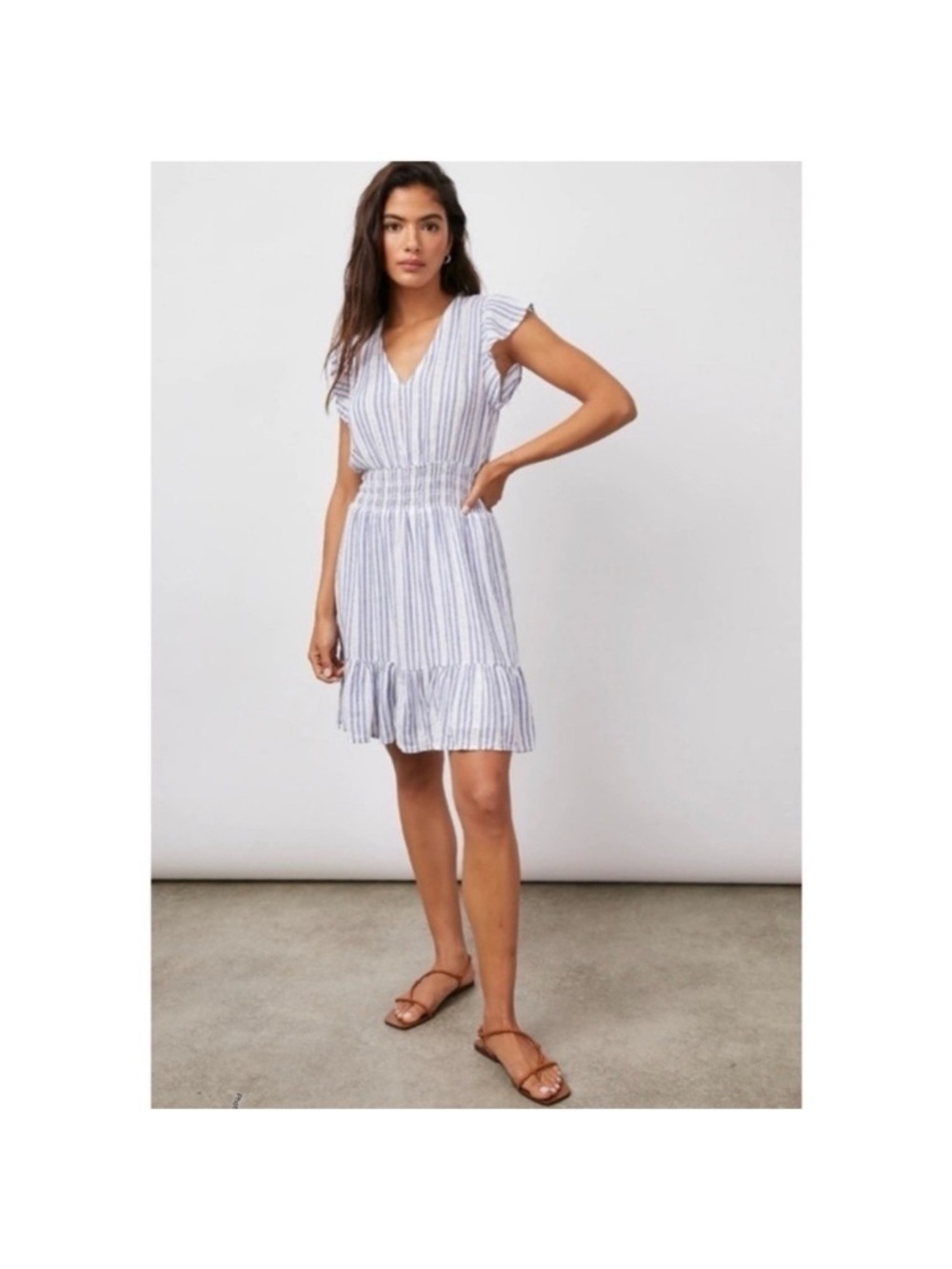 Rails Tara Blue Catalina Stripe A Line Dress